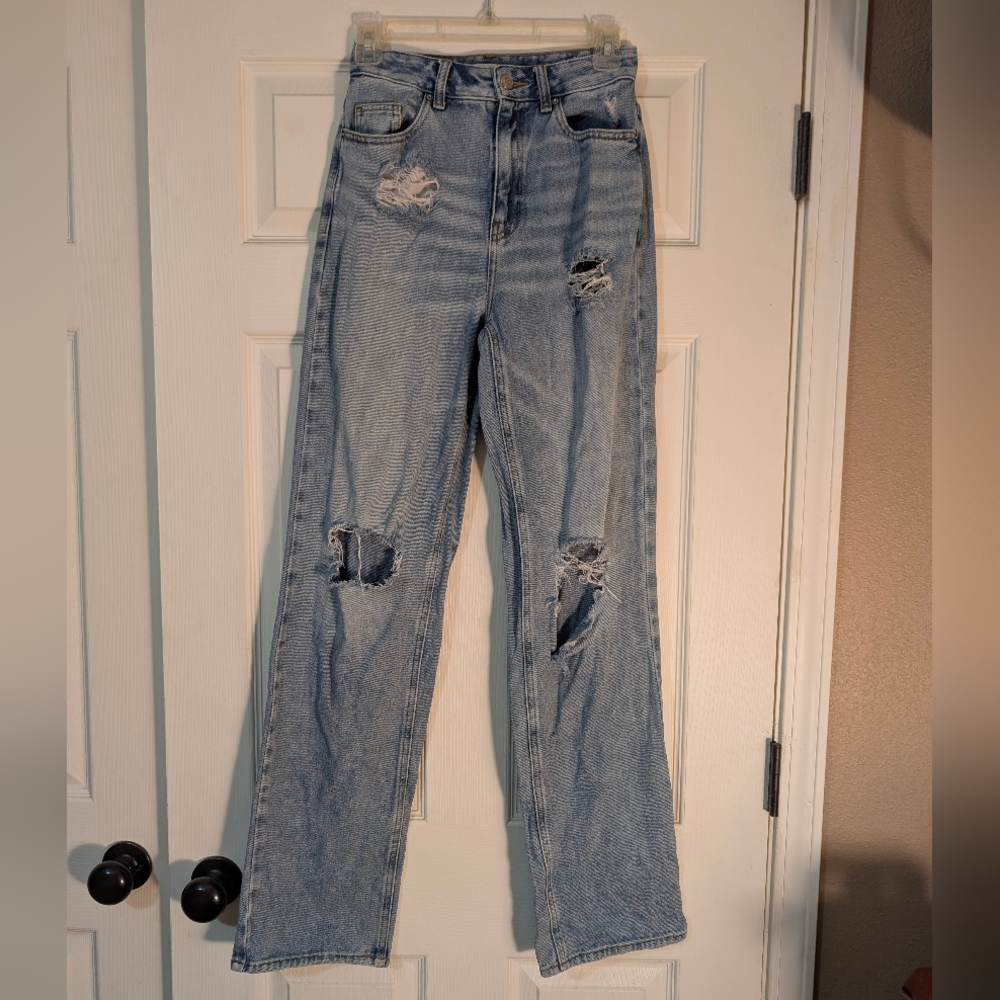 Pacsun 90's Boyfriend Distressed Blue Jeans Size 25